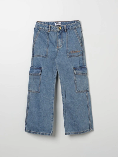 Moschino Kid Pants  Kids Color Gnawed Blue