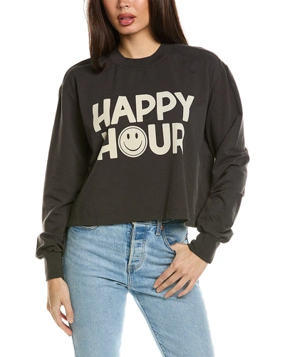 Project Social T Happy Hour Sweatshirt In Black