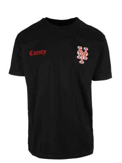Marcelo Burlon County Of Milan Embroidered T-shirt In 1018