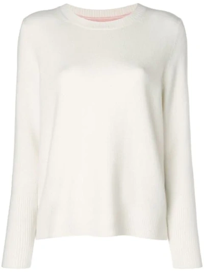 Chinti & Parker Crew Neck Jumper - 白色 In White