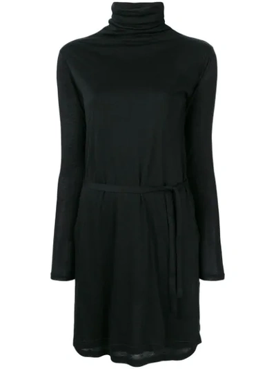 Ann Demeulemeester Double Layered Top In Black