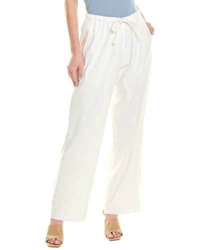Rebecca Taylor Linen-blend Pant In White