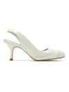 Sarah Chofakian Leather Pumps In White