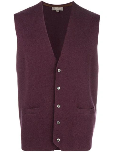 N•peal The Chelsea Milano Waistcoat In Pink