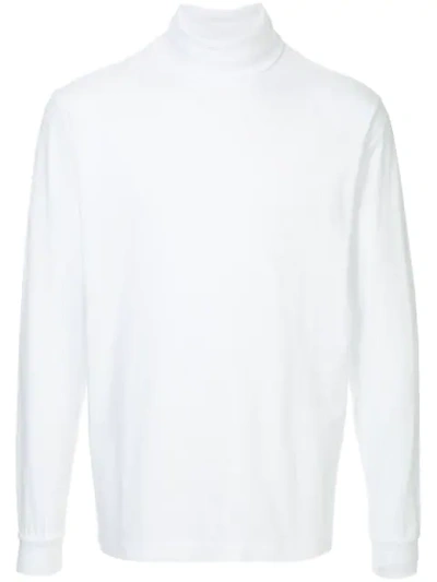 Wood Wood Roll Neck Sweater In White