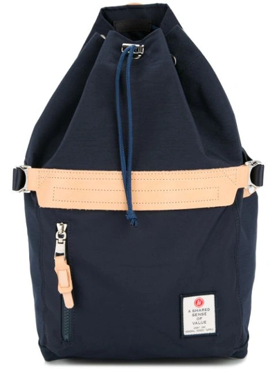 As2ov Drawstring Backpack In Blue