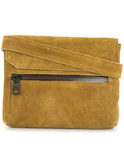 As2ov Flap Shoulder Bag In Brown