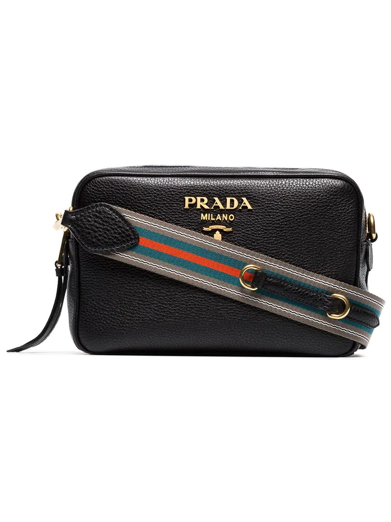 prada black camera bag