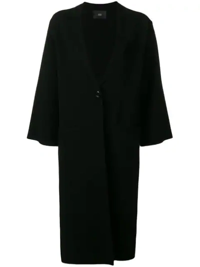 Steffen Schraut Oversized Sleeves Coat - Black