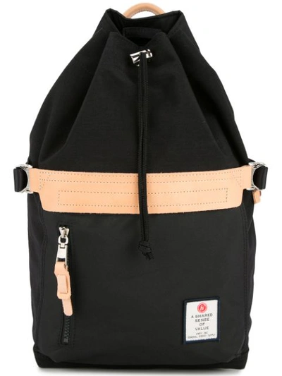 As2ov Drawstring Backpack In Black
