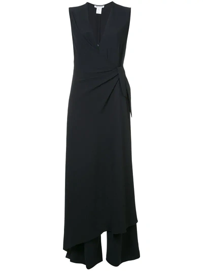 Bianca Spender Europa Crepe Jumpsuit - Blue