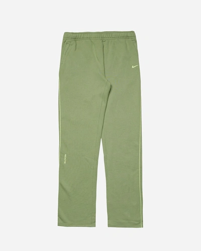 Nike X Nocta Open-hem Fleece Pants In Green