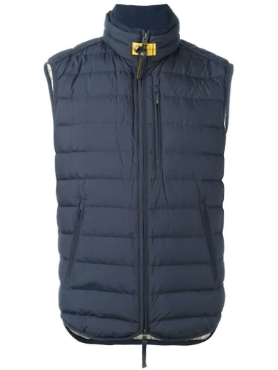 Parajumpers Padded Vest In Blue