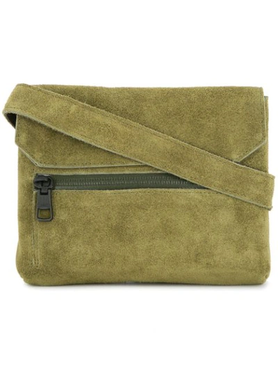 As2ov Flap Shoulder Bag In Green