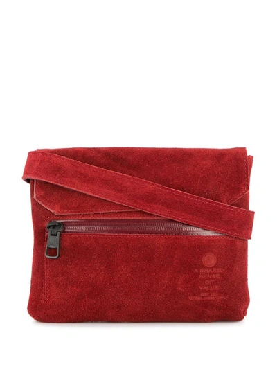 As2ov Flap Shoulder Bag In Red