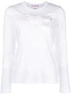Comme Des Garcons Girl Bow In White