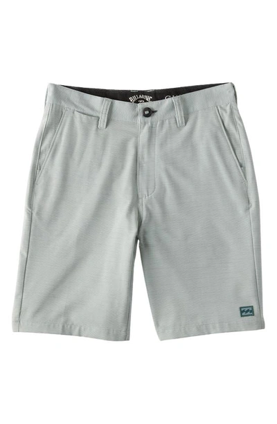 Billabong Kids' Crossfire Slub Shorts In Vapor