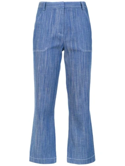 Nk Cropped Jeans - Blue