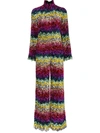 Ashish Rainbow Sequin Embellished Jumpsuit - Multicolour