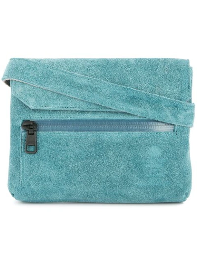 As2ov Flap Shoulder Bag In Blue
