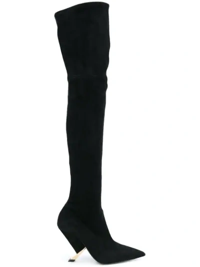 Casadei Over The Knee Boots - Black