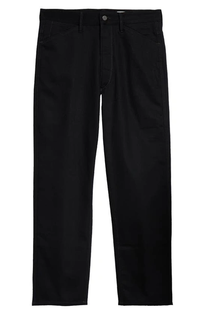 Lemaire Curved Straight Leg Jeans In Black