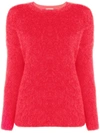 Humanoid Knit Sweater - Red