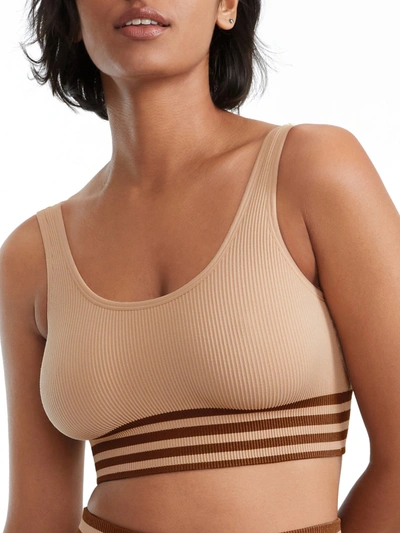 Bare Women's The Ribbed Seamless Bralette In Multi