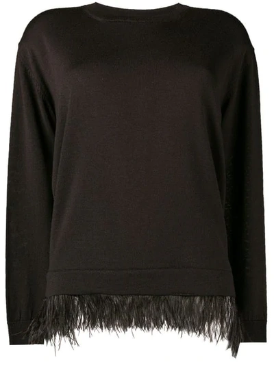 P.a.r.o.s.h Crew Neck Jumper In Brown