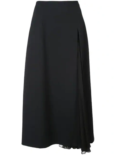 Carolina Herrera Skirt With Slit Detail In Black