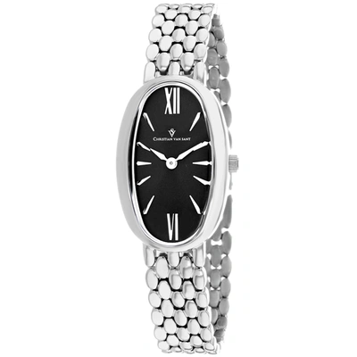 Christian Van Sant Women's Lucia Black Dial Watch