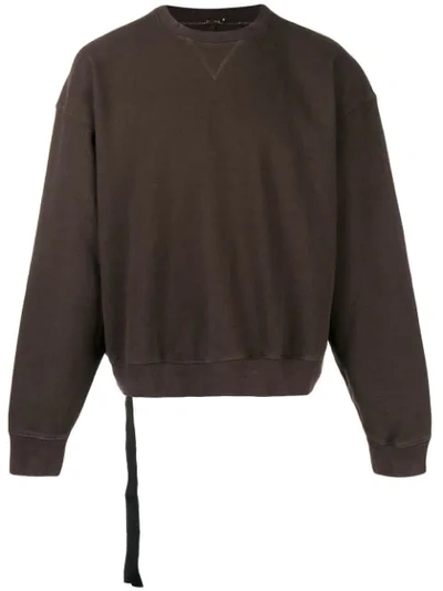 Ben Taverniti Unravel Project Oversized Sweater In Brown