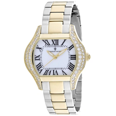 Christian Van Sant Women's Bianca White Dial Watch