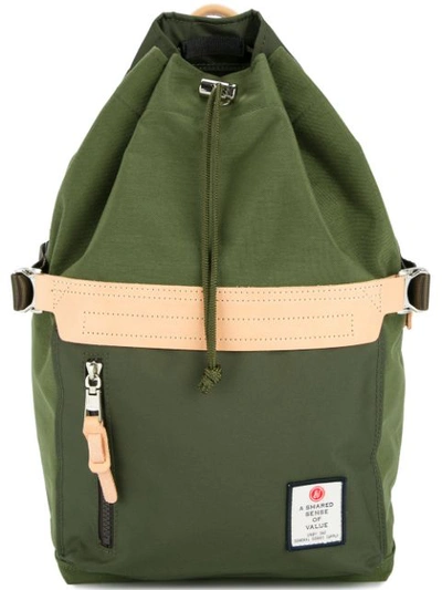 As2ov Drawstring Backpack In Green