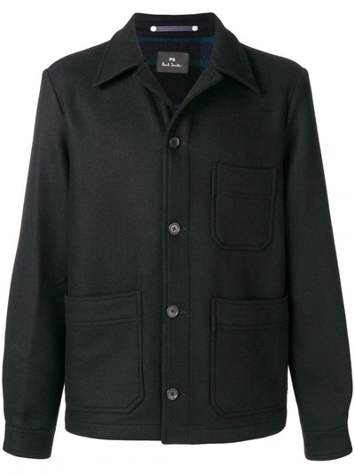 Ps By Paul Smith Button-up Jacket - Black