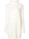 N•peal Knitted Sweater Dress In White