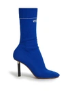 Vetements Lighter-heel Sock Ankle Boots In Blue