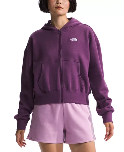 The North Face Women's Evolution Full-zip Hoodie In Black Currant Purple