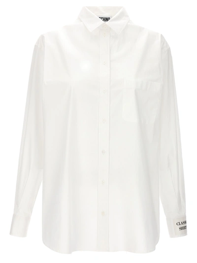 Moschino Poplin Shirt Shirt, Blouse In White