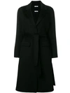 P.a.r.o.s.h Long Sleeved Coat In Black