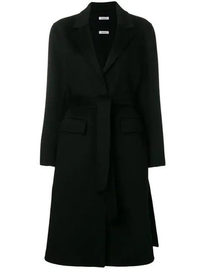 P.a.r.o.s.h Long Sleeved Coat In Black