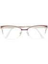 Cazal Eckige Brille In White