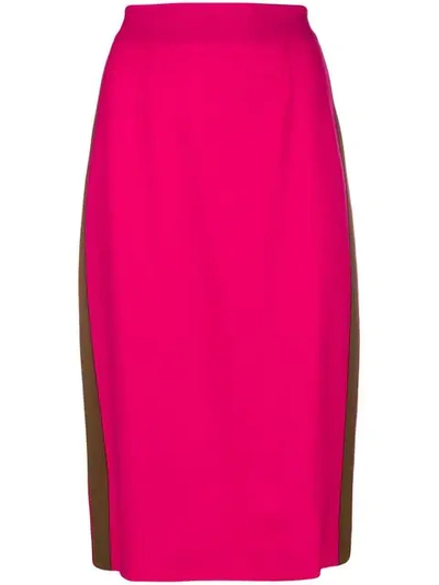 P.a.r.o.s.h . Fitted Pencil Skirt - Pink