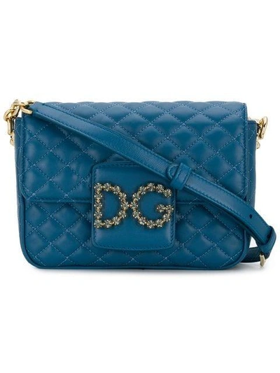 Dolce & Gabbana Dg Millennials Shoulder Bag In Blue