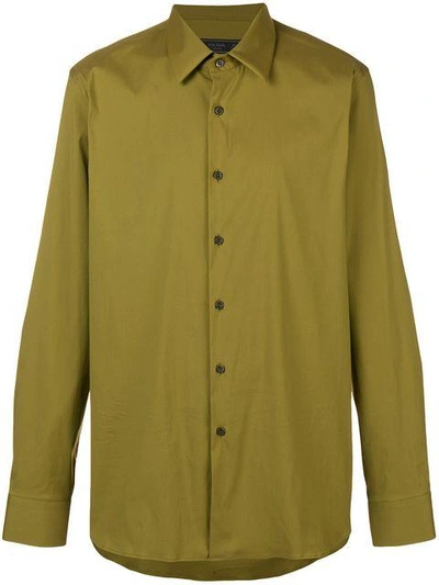 Prada Classic Straight Fit Shirt - Green