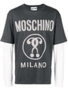 Moschino Logo Long In Grey