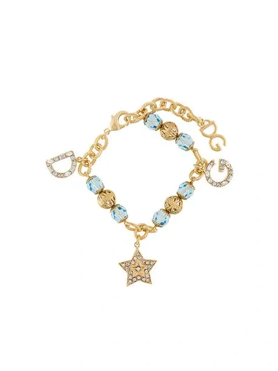 Dolce & Gabbana Bracelet With Charms In Gold