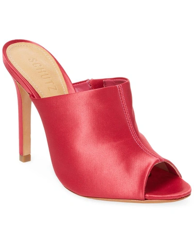 Schutz Desiree High Heel Mule In Nocolor