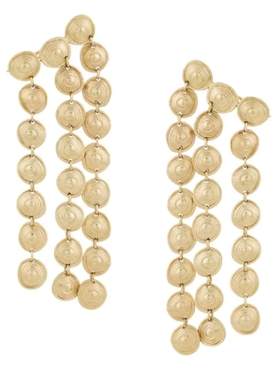 Ellery Gold Cascade Chandelier Earrings In Metallic