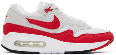 Nike Air Max 90/1 Sneakers With Leather In White